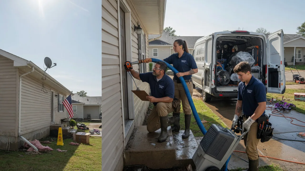 Ceiling Water Damage Restoration in Hoven, SD near me
